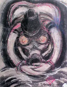 Khastgir, Sudhir (Artist). Mother and Child, n.d. | Painting