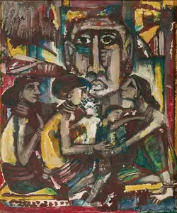 Suriyamoorthy, M.S. (Artist). Untitled, n.d. | Painting