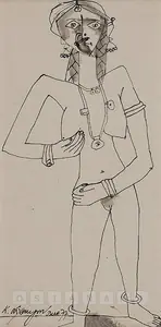 Goud, K. Laxma (Artist). Untitled, 1977 | Painting
