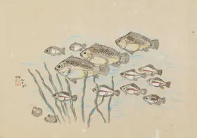 Bose, Nandalal (Artist). Untitled, 1959 | Painting
