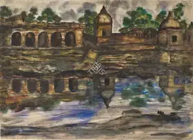 Ara, K.H. (Artist). Untitled (Romance in the Valley), n.d. | Painting