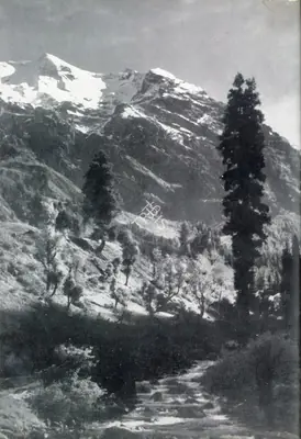 Wadia, D.R.D. (Photographer). The Snow Covered Mountains, n.d. | Contemporary Photograph