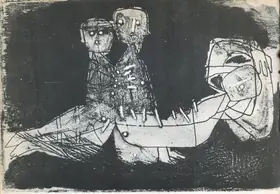 Hore, Somnath (Artist). Untitled, n.d. | Painting