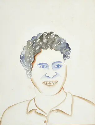 Khakhar, Bhupen (Artist). Sachin, 1994 | Drawing