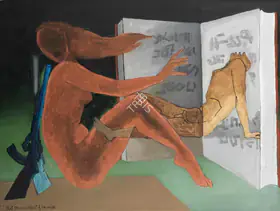 Husain, M.F. (Artist). That Obscure Object of Desire 8, n.d. | Painting