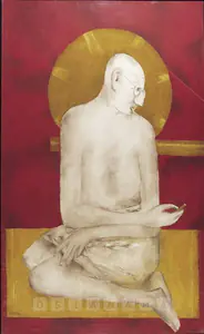 Shah, Haku (Artist). The Supreme Consideration Is Man, 2000 | Painting