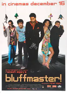 Sippy, Ramesh (Producer), Bluffmaster, 2005 | Full Sheet Poster