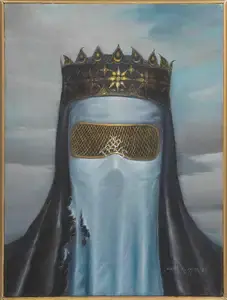 Kapoor, Wasim (Artist). Untitled (Burqa), 1982 | Painting