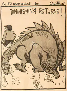 Chatterjee, Basu (Cartoonist). Diminishing Retunrs !, 1965 | Cartoons