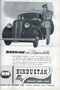 Hindustan Motors (Advertiser). Dashing and Dependable, 1948 | Advertisement