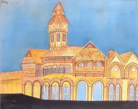 Kanodia, Nayanaa (Artist). Building, 1991 | Painting