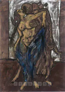 Souza, F.N. (Artist). Death And The Maiden, 1966 | Painting