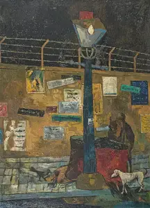 Roy, Sajal (Artist). Lifeless City ?, 1963 | Painting