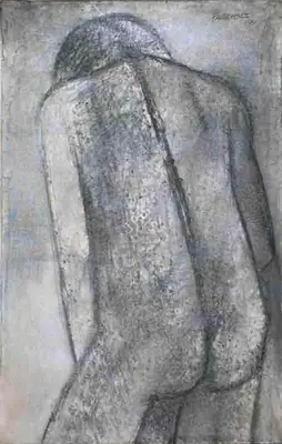 Padamsee, Akbar (Artist). Nude, 1991 | Painting