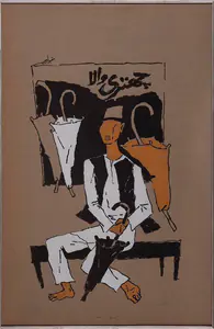 Husain, M.F. (Artist). Chatriwala, 1988 | Graphic Art