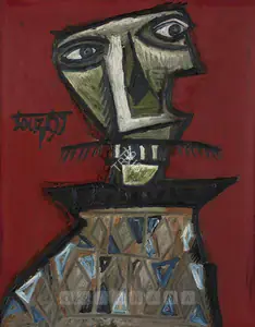 Souza, F.N. (Artist). Untitled, 1959 | Painting
