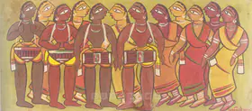 Roy, Jamini (Artist). Untitled (Musicians), n.d. | Painting