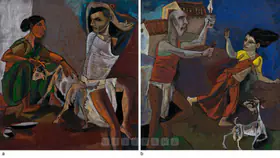 Goud, K. Laxma (Artist). Untitled, 1991 | Painting