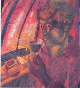 Sharma, Binod (Artist). Untitled, n.d. | Painting