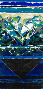 Raza, S.H. (Artist). Valley, 2006 | Painting