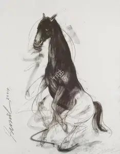 Das, Sunil (Artist). Untitled (Horse), 2004 | Print