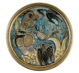 Dhumal, Rini (Artist). Round Glass, 1998 | Painting