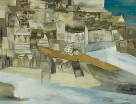 Ramkumar (Artist). Untitled (Varanasi I), 1981 | Painting