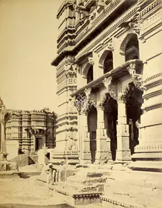 Bourne, Samuel (Photographer). South Transept of Temple, Bindrabund (Vrindavan), c.1865-1866 | Antiquarian Photograph