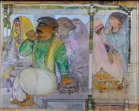 Bandopadhyay, Ramananda (Artist). Untitled, n.d. | Painting