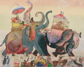 Sabavala, Jehangir (Artist). The Festival, c. late 1940s | Painting