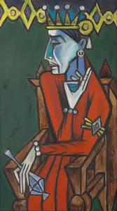 Raiba, A.A. (Artist). Dummy King, 1967 | Painting