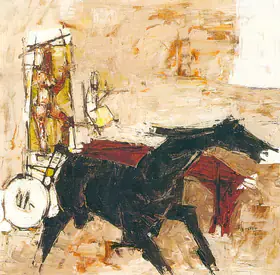 Husain, M.F. (Artist). Yakka, 1961 | Painting