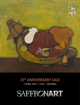 Saffronart (Auction House). 25th Anniversary Sale. 02 April 2025, Mumbai | Auction Catalogue | EconomicsArt | 00862559