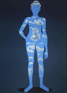 Nair, Surendran (Artist). Digambari (The Sky-Clad): Elysium (Cuckoonebulopolis), 2010 | Painting