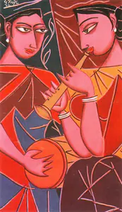 Keyt, George (Artist). Musician, 1992 | Painting