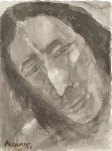 Padamsee, Akbar (Artist). Untitled (Face), 2006 | Drawing