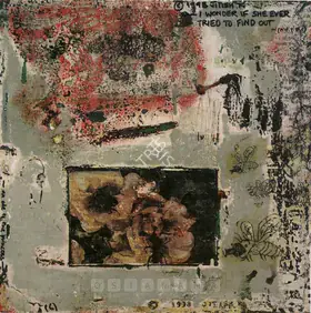 Kallat, Jitish (Artist). I Wonder If She Ever Tried To Find Out, 1998 | Painting