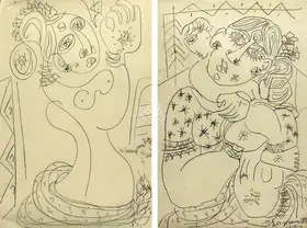 Suriyamoorthy, M.S. (Artist). Woman, 1964 | Drawing