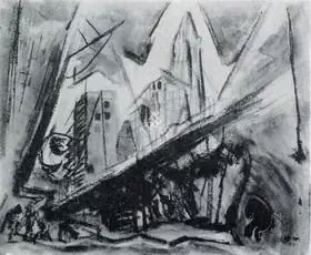 Marin, John (Artist). Lower Manhattan, 1920 | Painting