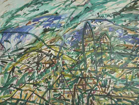 Souza, F.N. (Artist). Untitled, 1990 | Painting