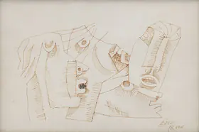 Husain, M.F. (Artist). Untitled, 1965 | Drawing