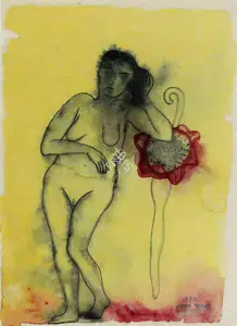 Singh, Arpita (Artist). Untitled, 1997 | Drawing