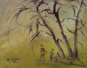 Ash, Gobardhan (Artist). Winter, 1992 | Painting