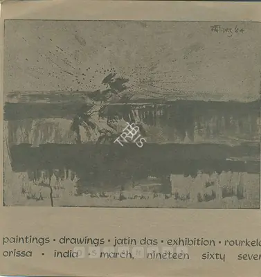 Das, Jatin (Artist). Paintings, Drawings, 1967 | Solo Exhibition Catalogue | 00875484