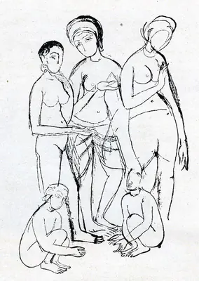Sher-Gil, Amrita (Artist). Untitled, n.d. | Drawing