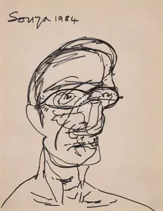 Souza, F.N. (Artist). Untitled, 1985 | Drawing