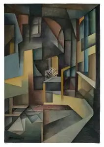 Sharma, Mohan (Artist). Interior, c.1966 | Painting