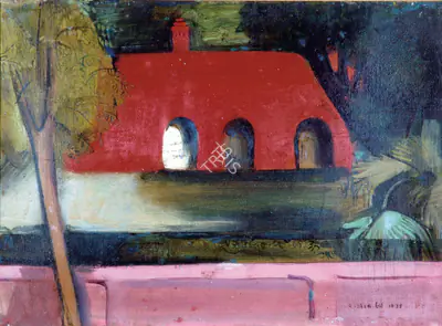 Sher-Gil, Amrita (Artist). The Red Hut, 1938 | Painting