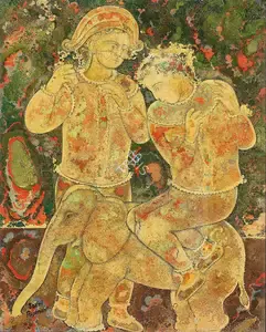 Burman, Sakti (Artist). Untitled, n.d. | Painting