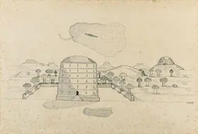 Barwe, Prabhakar (Artist). Untitled, 1986 | Drawing